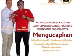 Ramaldi Ketua PWRI Purwakarta Mengucapkan Selamat dan Sukses Atas Terlaksananya Pelantikan Ketua dan Pengurus PWI Purwakarta Periode 2022-2025