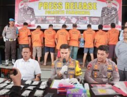 Polresta Samarinda Ungkap Perkara dan Amankan 1.524 Gram Narkoba Jenis Sabu- Sabu.