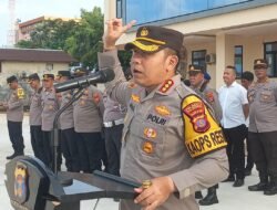 Kapolresta Balikpapan Libatkan 618 personel Gabungan Siap Amankan Hari Buruh Nasional di Kota Balikpapan