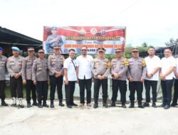 Polres Berau Tabur Benih Ikan Dukung Ketahanan Pangan di HUT Bhayangkara ke-78