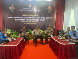 Hari Pertama Pendaftaran Bakal Calon Bupati dan Wakil Bupati PPU, Kapolres Cek Kesiapan Pengamanan