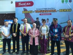 Inagurasi Penerbangan Batik Air Berau-Yogyakarta, Bupati Berau: Dapat Meningkatkan Pertumbuhan Ekonomi dan Pariwisata