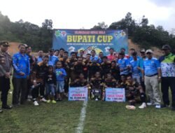 Bupati Tutup Kompetisi Sepak Bola di HUT ke-71 Kabupaten Berau dan Ke-214 Kota Tanjung Redep